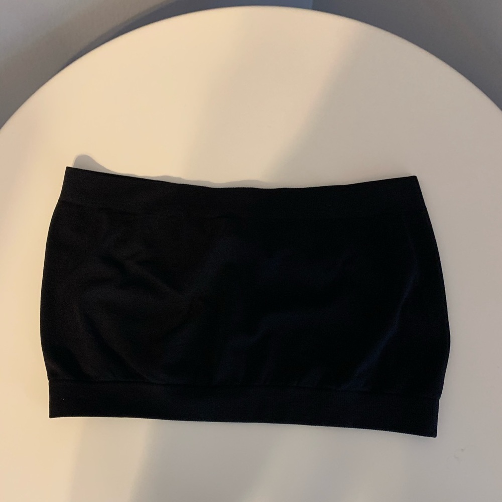 Black Bandeau Top